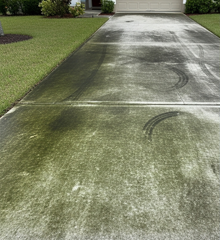 Before: Driveway Cleaning, Clearwater FL